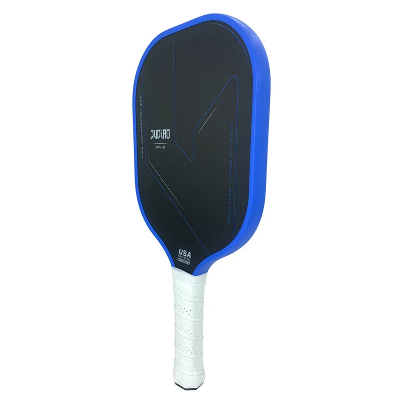 JUCIAO USAPA Approved Thermoformed Unibody T700 Raw Carbon Fiber Pickleball Paddle
