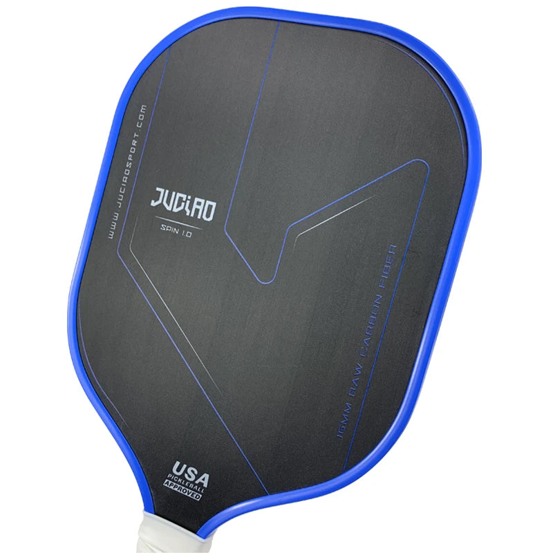 JUCIAO USAPA Approved Thermoformed Unibody T700 Raw Carbon Fiber Pickleball Paddle