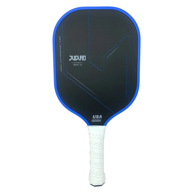 JUCIAO USAPA Approved Thermoformed Unibody T700 Raw Carbon Fiber Pickleball Paddle