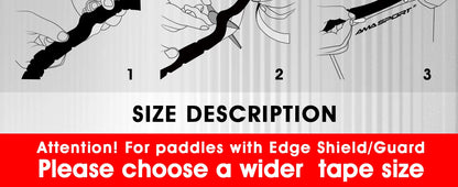 AMA SPORT Pickleball Edge Guard 13/16/19mm Tape