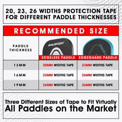 AMA SPORT Pickleball Edge Guard 13/16/19mm Tape