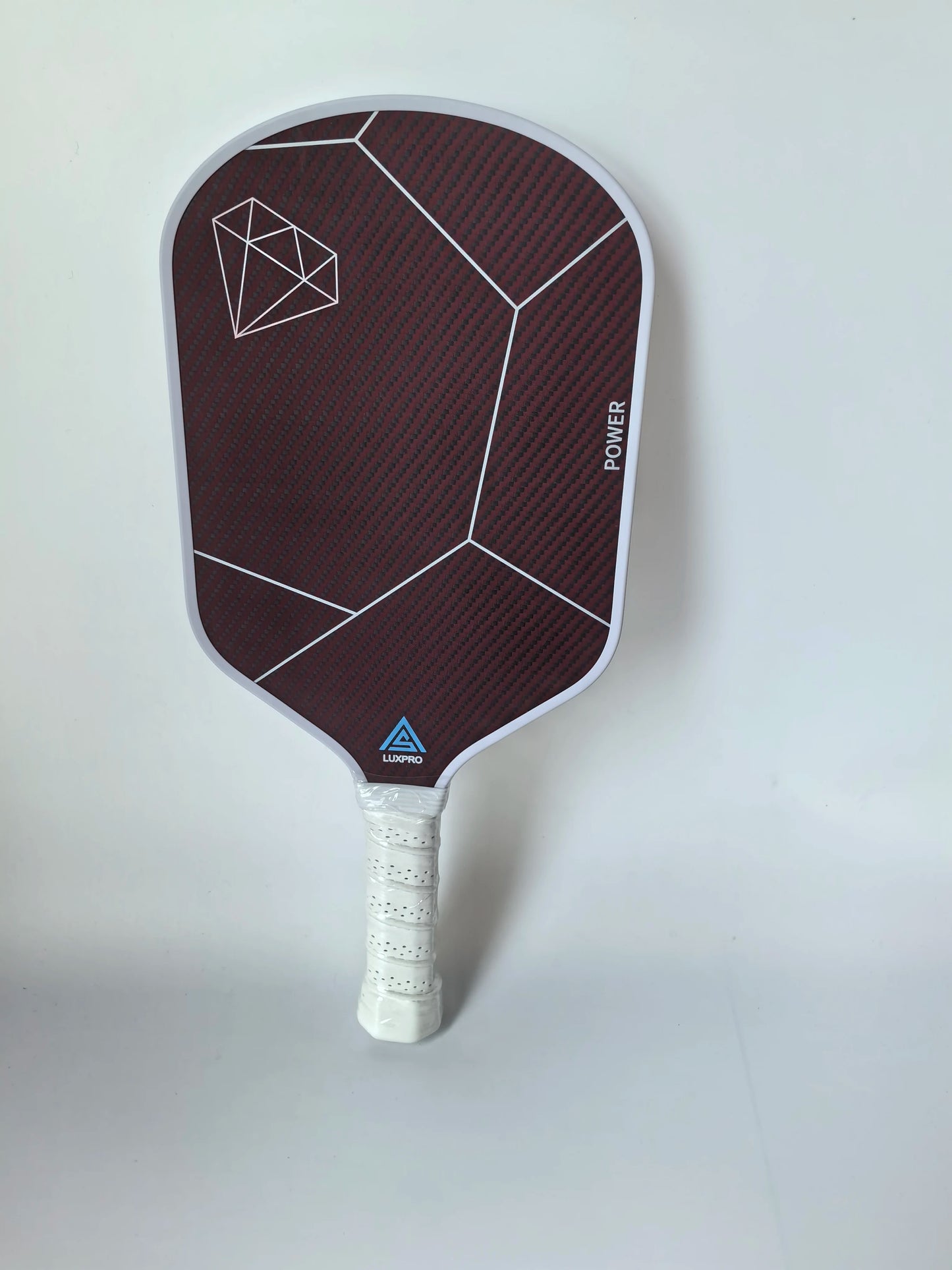 Factory Carbon Fiber And Red Kevlar Pickleball Paddle 16mm