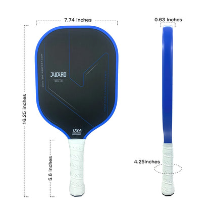 JUCIAO Thermoformed Unibody T700 Raw Carbon Fiber USAPA Approved Pickleball Paddle