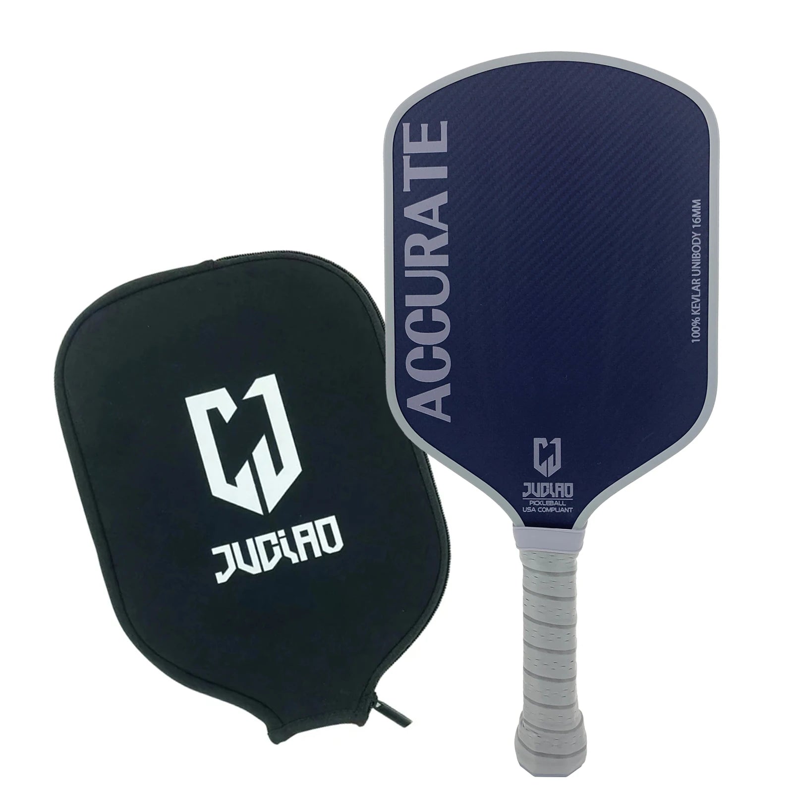JUCIAO Thermoformed Unibody Kevlar Pickleball Paddle With