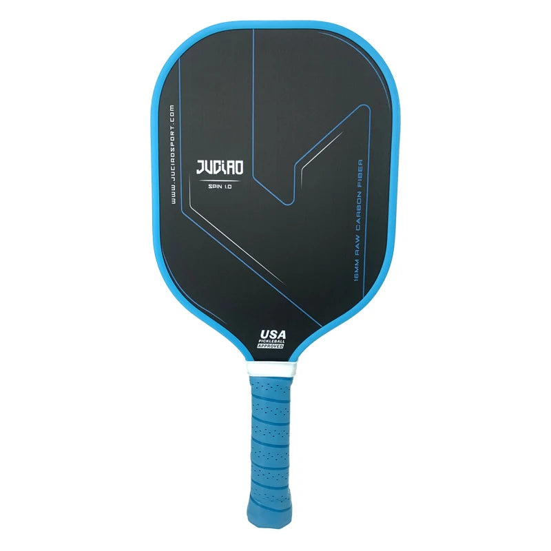 JUCIAO Thermoformed Unibody T700 Raw Carbon Fiber USAPA Approved Pickleball Paddle