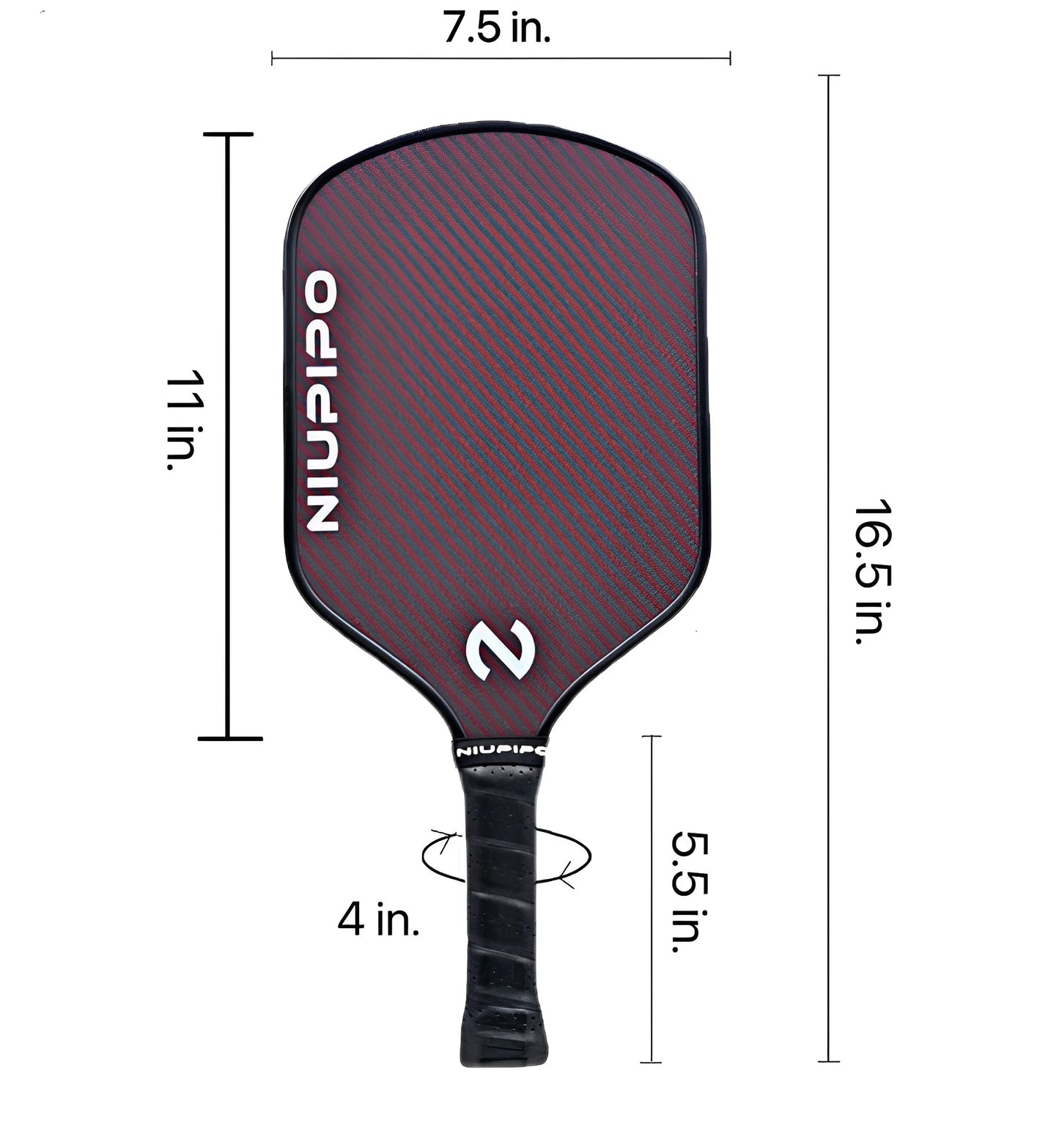 Niupipo 16MM Kevlar Pickleball Paddle