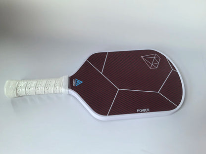 Factory Carbon Fiber And Red Kevlar Pickleball Paddle 16mm