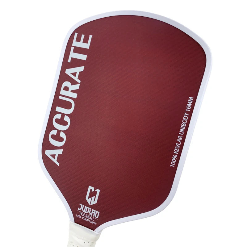 JUCIAO Thermoformed Unibody Kevlar Pickleball Paddle With High Grit & Spin Surface 16MM